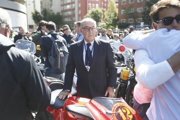 El homenaje motero al Maestro Ángel Nieto en Madrid