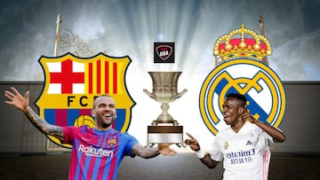 2021/22 Spanish Super Cup: Barcelona vs Real Madrid: times, TV and how to watch online