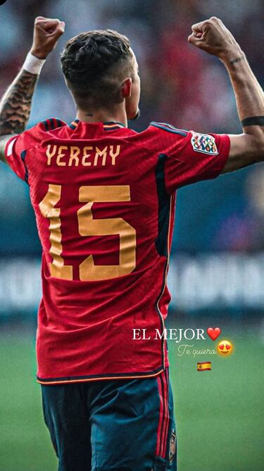El mensaje de Elena, de La isla de las Tentaciones a Yeremy Pino tras su gol con Espa?a