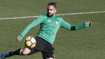Boudebouz en un entrenamiento.