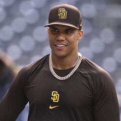 Juan Soto en su presentación con los Padres: Buena suerte a todos los pitchers