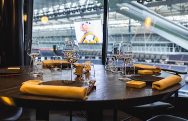 El lujo en el cielo del Bernabéu