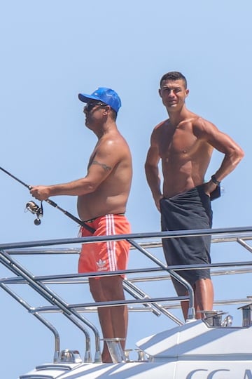 Cristiano Ronaldo y Georgina Rodríguez disfrutaron en las Islas Baleares de sus vacaciones.