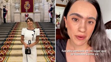Una influencer de moda se presenta en un acto institucional por un error de la Casa Real: viral