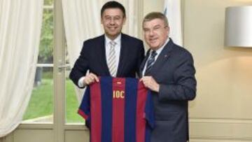 Bartomeu, con Bach.