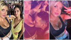 ¿Quién es el hombre que besó los pechos de Wanda Nara en la fiesta loca de Ibiza?