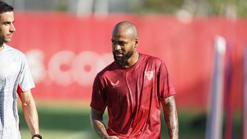 Marcao reaparece en la ciudad deportiva del Sevilla. Toni Rodríguez/Diario As