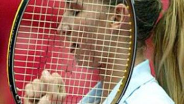 <b>SIN VICTORIAS. </B>La francesa Golovin derrotó a Marrero y firmó el 4-0 para Francia.