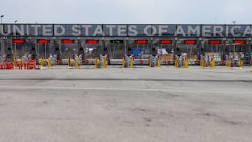 Frontera terrestre entre M&eacute;xico y Estados Unidos