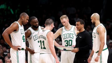 Jayson Tatum and Jaylen Brown took much of the acclaim as the Celtics beat the Lakers, but Mazzulla singled out another star for huge praise.