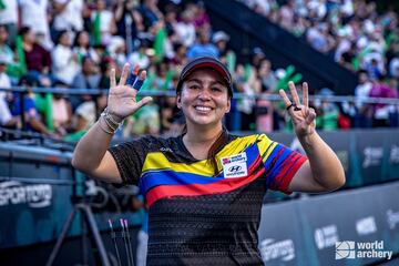 La colombiana Sara López se quedó con el titulo mundial de Tiro con Arco compuesto en Hermosillo, México.