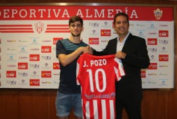 José Pozo, nuevo jugador del Almería.
