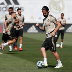 El Madrid continúa con su puesta a punto para jugar ante el Eibar