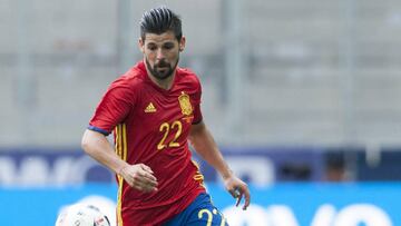 Nolito, durante el partido ante Corea del Sur.