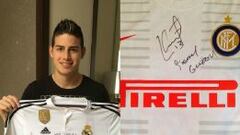 James y Fredy Guarín donan sus camisetas para Teletón