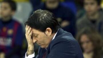 El entrenador del FC Barcelona, Xavi Pascual.