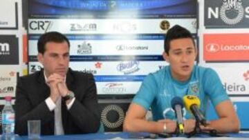 Presentación de Raúl Gudiño con el Unión Madeira.