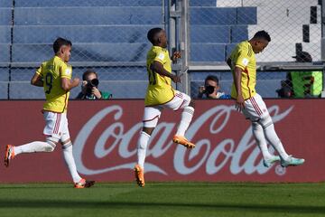 Imágenes del partido entre Colombia y Eslovaquia por los octavos de final del Mundial Sub 20 en el estadio San Juan del Bicentenario.