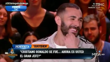 "¿Se fue Cristiano y eres el nuevo jefe del Madrid?": Karim no dudó