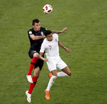 Mario Mandzukic y Jesse Lingard.