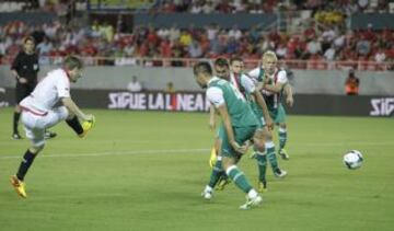 Playoffs ida de la Europa League. Sevilla - Slask. 2-1. Segundo gol Marko Marin.