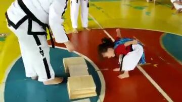 5 millones de visitas: el tierno video de una niña karateka