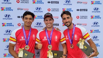 Medalla de plata para el equipo masculino de tiro con arco