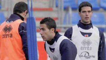Igor Angulo en el entrenamiento
