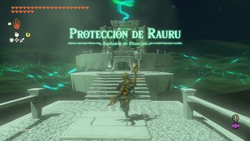 the legend of zelda tears of the kingdom nintendo switch guia santuario otusu'um