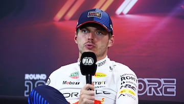 Max Verstappen (Red Bull). Marina Bay, Singapur. F1 2024.