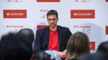 Pau Gasol, durante las charlas 1,2,3 a correr Santander Talks.