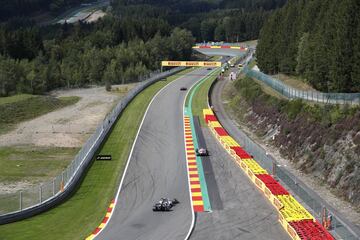 La victoria de Hamilton en Spa en imágenes