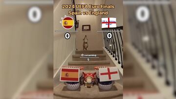 Señoras y señores, el vídeo que todos esperaban: el famoso perro predice el resultado del España - Inglaterra