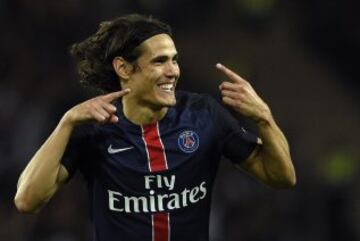 Edinson Cavani, jugador del PSG. 