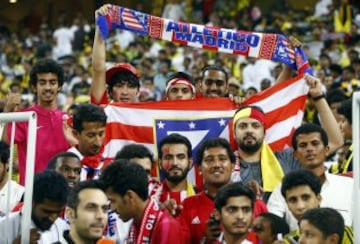 Action from Jeddah as Atletico Madrid faced local outfit Al Ittihad as part of the Saudi club's 90th anniversary celebrations