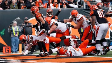 Los Browns viajaron a Cincinnati y en el Paul Brown Stadium propinaron una dolorosa victoria a los Bengals y los de Marvin Jones se hunden a&uacute;n m&aacute;s.