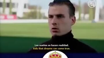 Parecía que se iba a ir, amplía contrato y Lunin suelta esta frase en el vídeo de renovación: escuchen