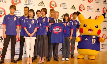 La selección de Japón ya viste la camiseta de Pikachu