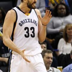Marc Gasol, lesionado en la derrota de los Grizzlies