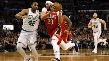 Un monstruoso Anthony Davis (45+16) conquista Boston