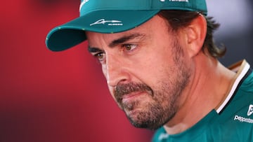 Fernando Alonso (Aston Martin). Ímola, Italia. F1 2025.