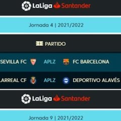 Ya hay fechas para los aplazados de Real Madrid, Barça y Atlético