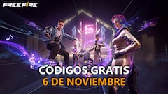 Free Fire | Códigos de hoy 6 de noviembre de 2022; recompensas gratis