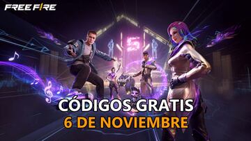 Free Fire | Códigos de hoy 6 de noviembre de 2022; recompensas gratis
