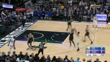 Resumen del Sacramento Kings - Golden State Warriors de NBA