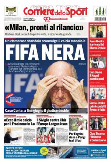 Portadas de la prensa deportiva