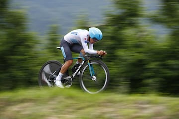 Miguel Ángel López fue tercero en la edición 101 del Giro de Italia, estos son sus mejores momentos en la competencia que termina con el triunfo de Christopher Froome.