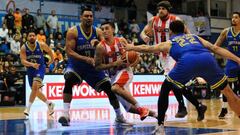 Partido de la Ligan Nacional de Baloncesto Profesional entre Capitanes CDMX vs Soles Mexicali. 