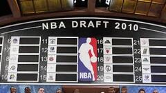 <b>LISTA. </b>De izda a dcha: Paul George (10. Pacers), Derrick Favors (3. Nets), Wesley Johnson (4. Wolves), Al-Farouq Aminu (8. Clippers), Luke Babbitt (16. Wolves/Blazers), Evan Turner (2. Sixers), Ed Davis (13. Raptors), John Wall (1. Wizards), Greg Monroe (7. Pistons), DeMarcus Cousins (5. Kings), Gordon Hayward (9. Jazz), Xavier Henry (12. Grizzlies), Cole Aldrich (11. Hornets), Ekpe Udoh (6. Warriors) y Patrick Patterson (14. Rockets).