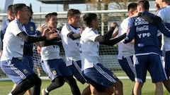 Argentina entrena en Madrid y piensa en Marruecos